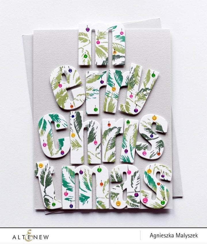 Part A-Glitz Art Craft Co.,LTD Dies Bold Alphabet Die Set