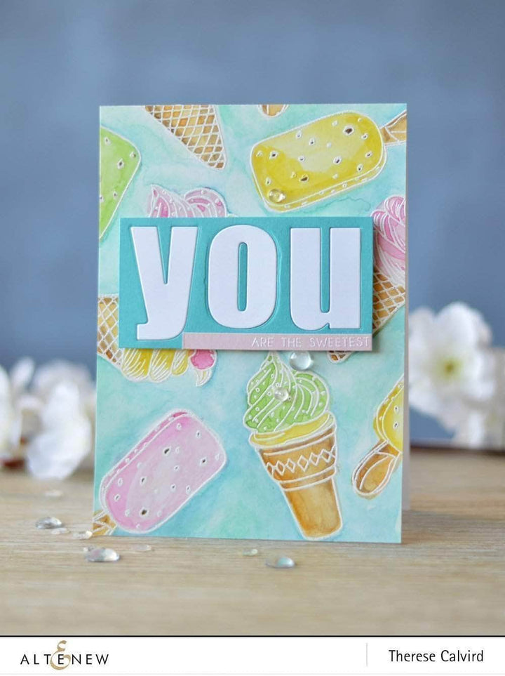 Part A-Glitz Art Craft Co.,LTD Dies Bold Alphabet Die Set