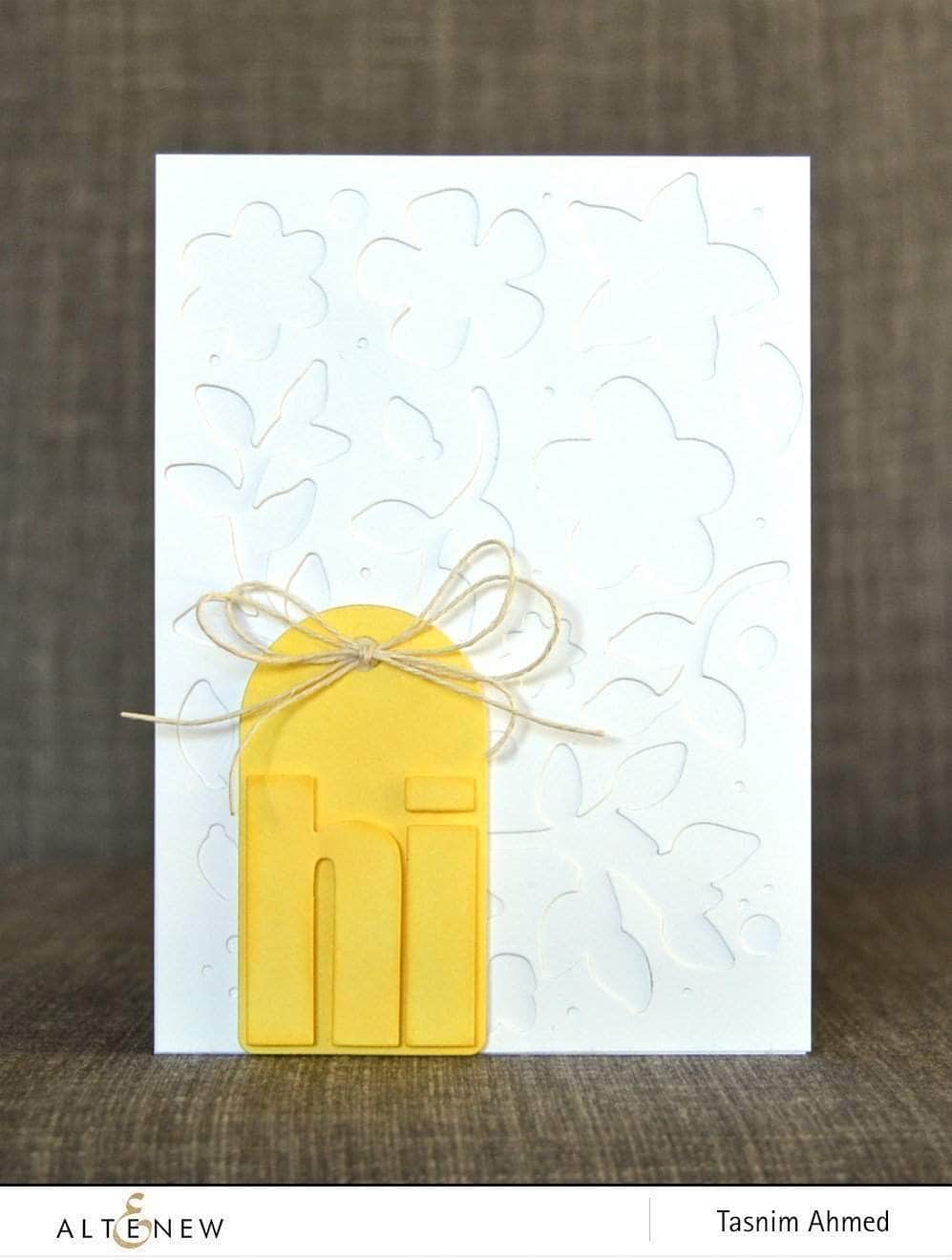 Part A-Glitz Art Craft Co.,LTD Dies Bold Alphabet Die Set