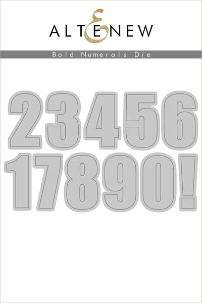Part A-Glitz Art Craft Co.,LTD Dies Bold Numerals Die Set