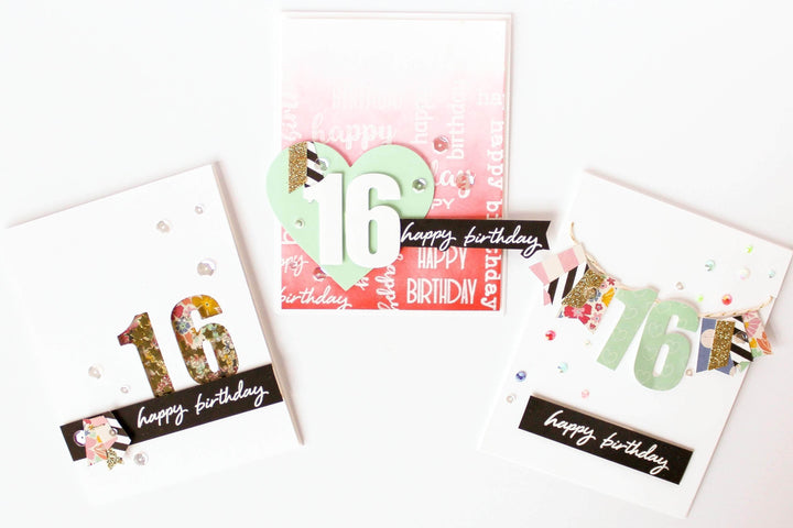 Part A-Glitz Art Craft Co.,LTD Dies Bold Numerals Die Set