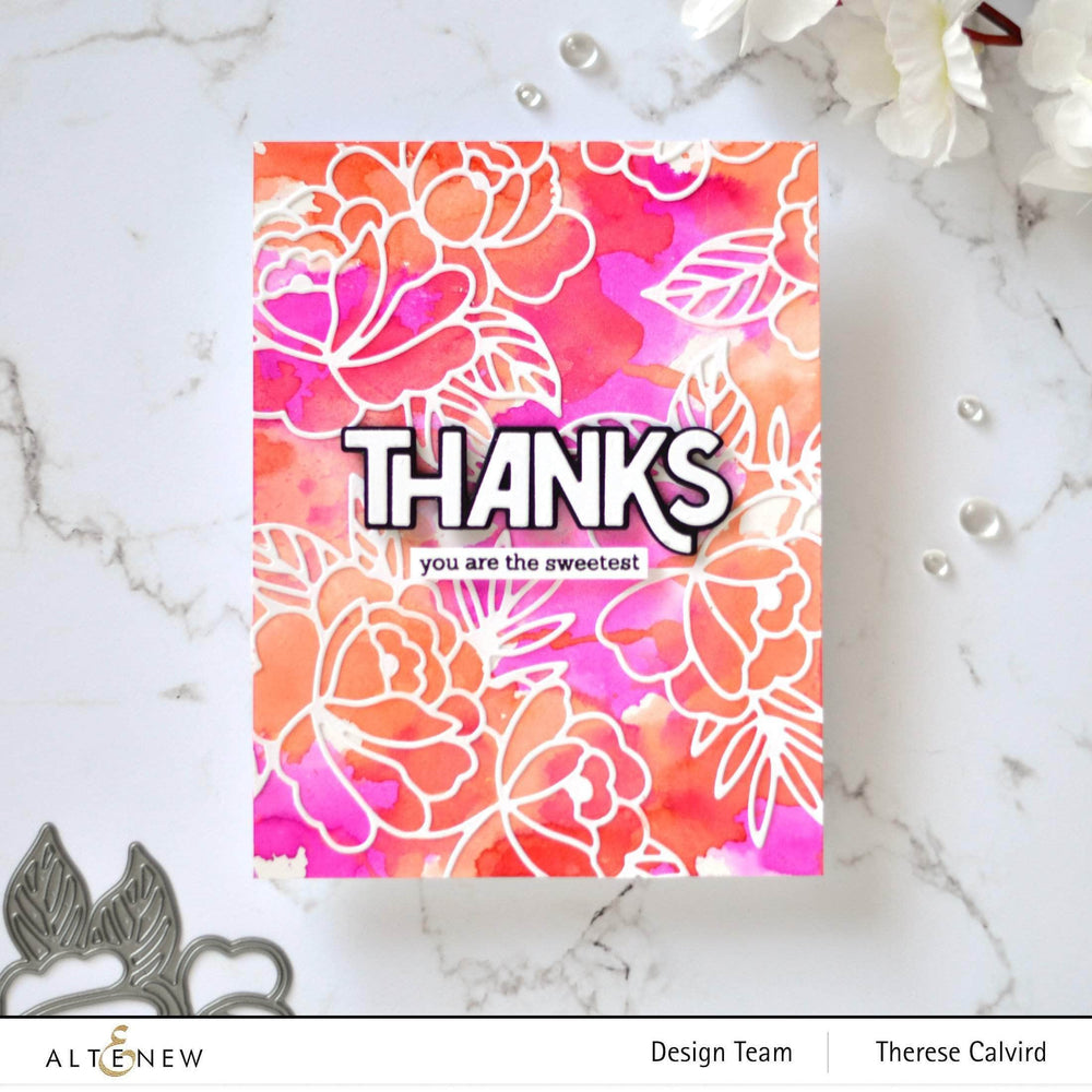 Part A-Glitz Art Craft Co.,LTD Dies Bold Thanks Die Set