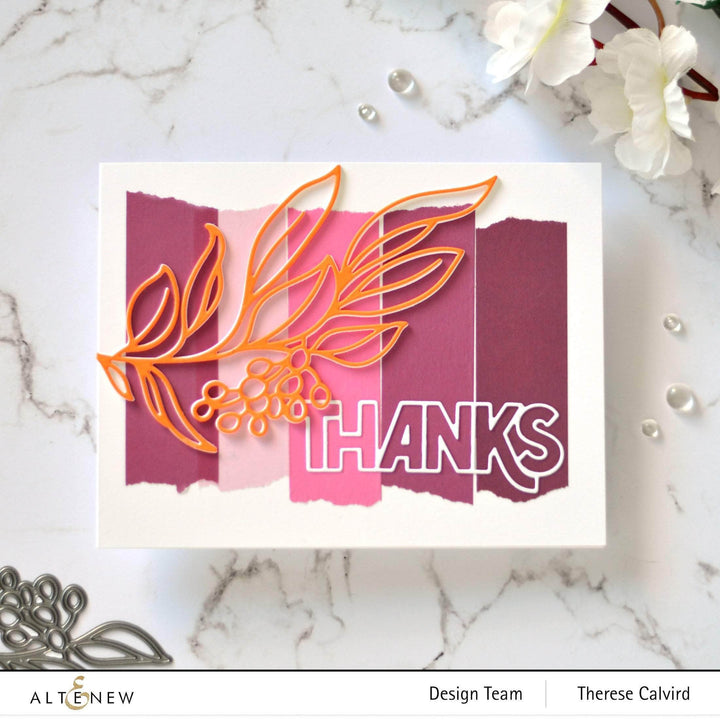 Part A-Glitz Art Craft Co.,LTD Dies Bold Thanks Die Set