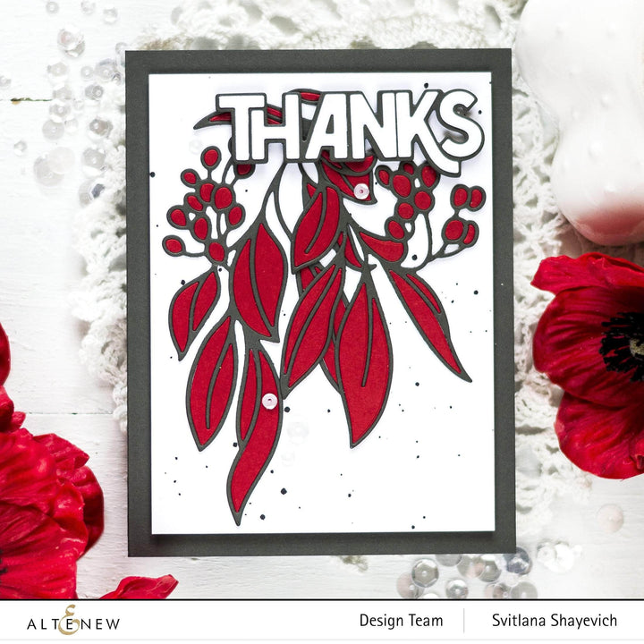 Part A-Glitz Art Craft Co.,LTD Dies Bold Thanks Die Set