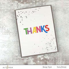 Part A-Glitz Art Craft Co.,LTD Dies Bold Thanks Die Set