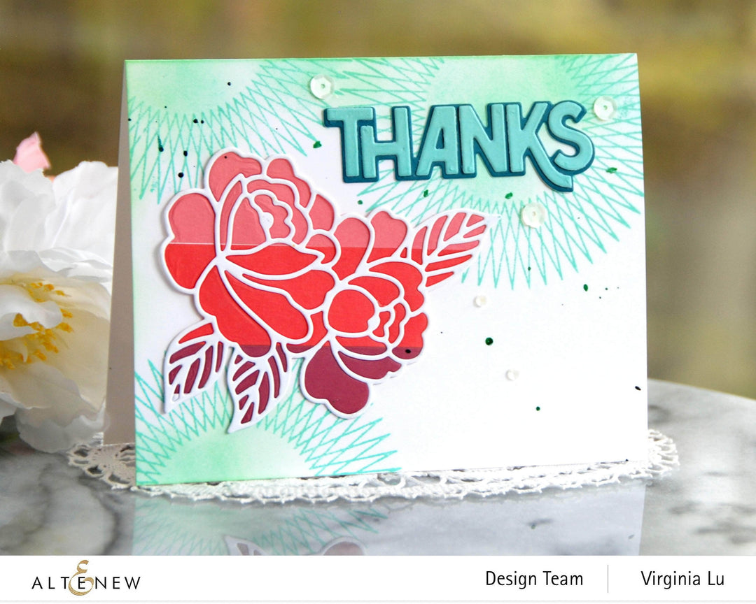 Part A-Glitz Art Craft Co.,LTD Dies Bold Thanks Die Set