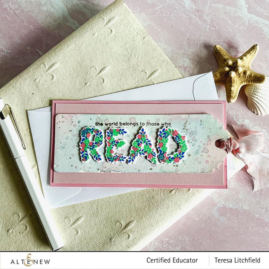 Part A-Glitz Art Craft Co.,LTD Dies Botanical Bookmark Die Set