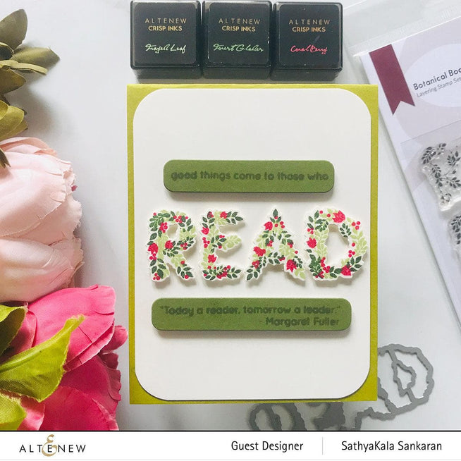 Part A-Glitz Art Craft Co.,LTD Dies Botanical Bookmark Die Set