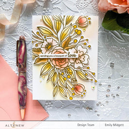 Part A-Glitz Art Craft Co.,LTD Dies Bouquet of Love Die Set
