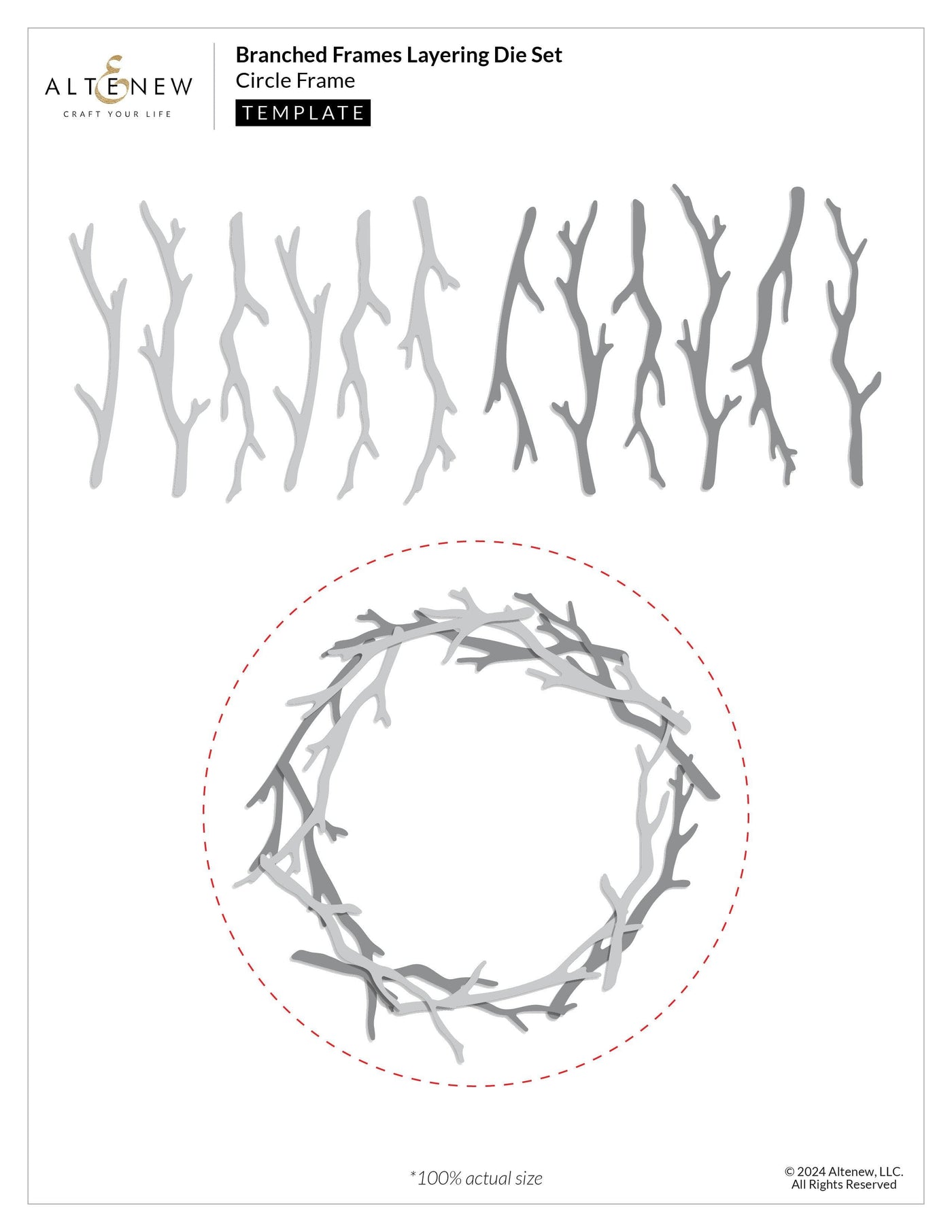 Branched Frames Die Set