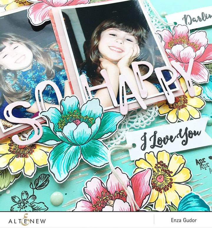 Part A-Glitz Art Craft Co.,LTD Dies Brush Alpha Die Set