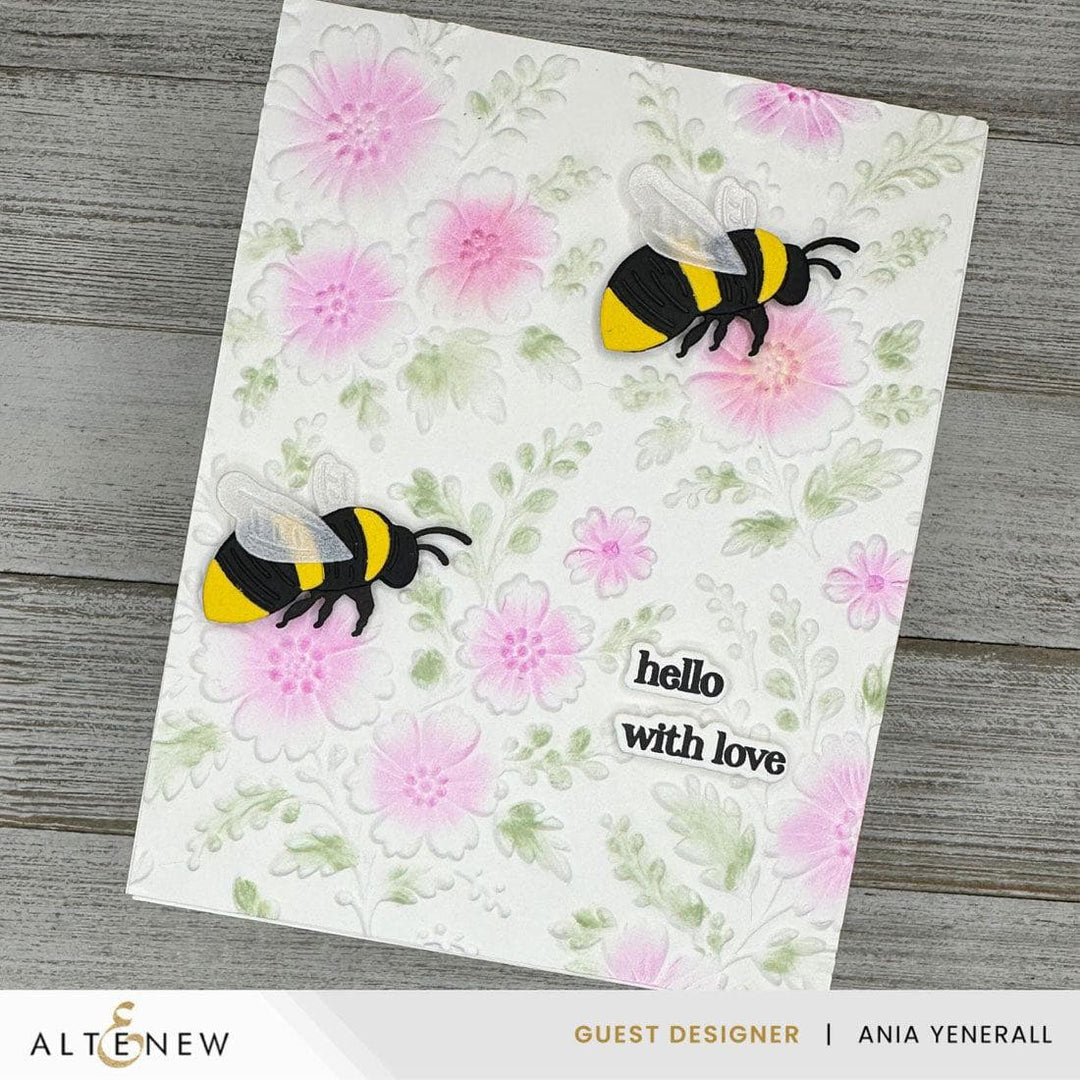 Bubbly Bumble Bee Layering Die Set