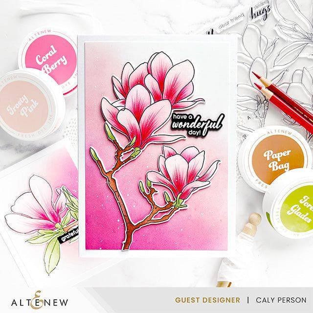 Build-A-Garden: Blushing Magnolias Add-on Die Set | Altenew