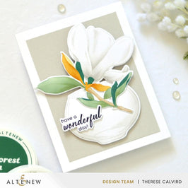 Part A-Glitz Art Craft Co.,LTD Dies Build-A-Garden: Blushing Magnolias Add-on Die Set