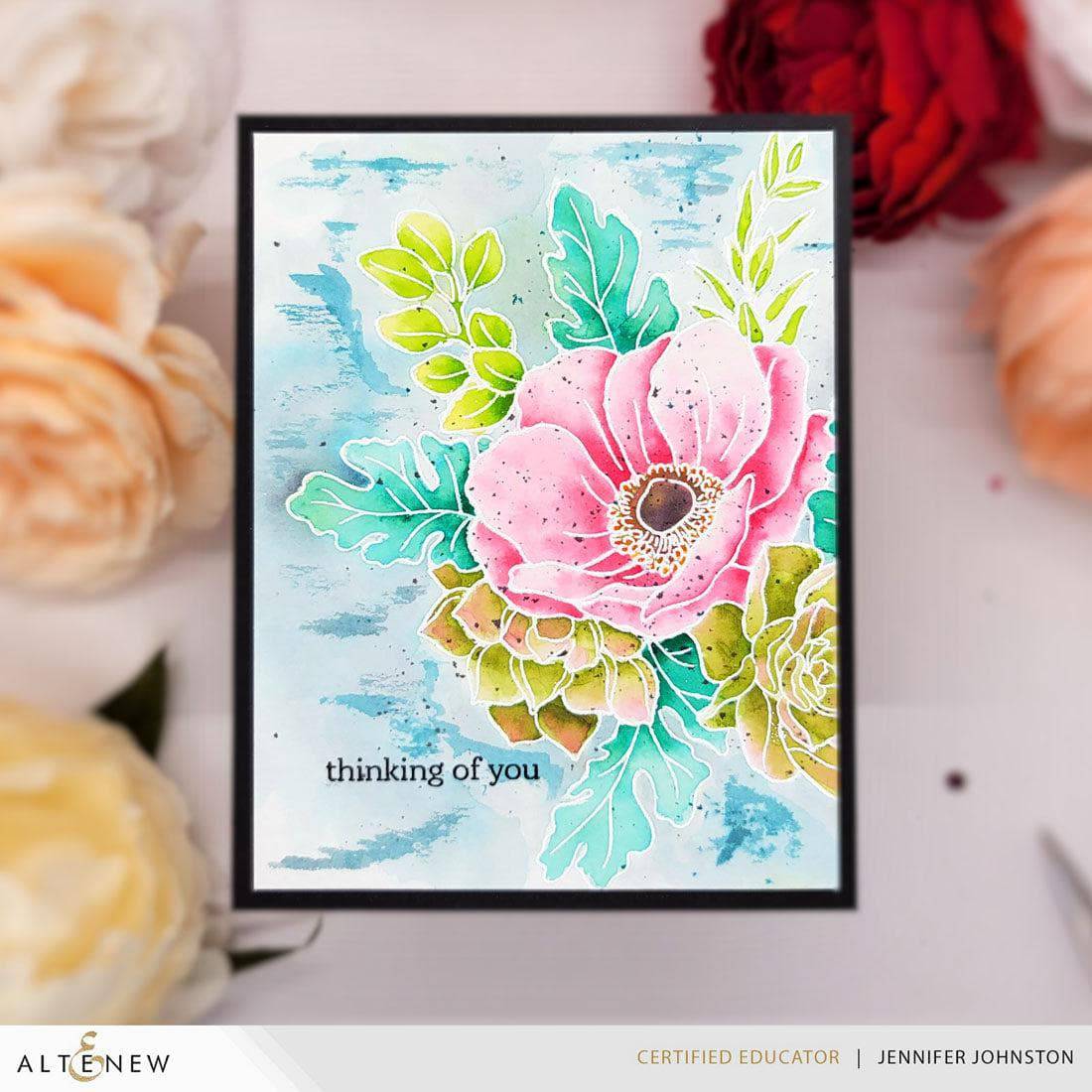 Build-A-Garden: Captivating Floral Swag Add-on Die Set | Altenew