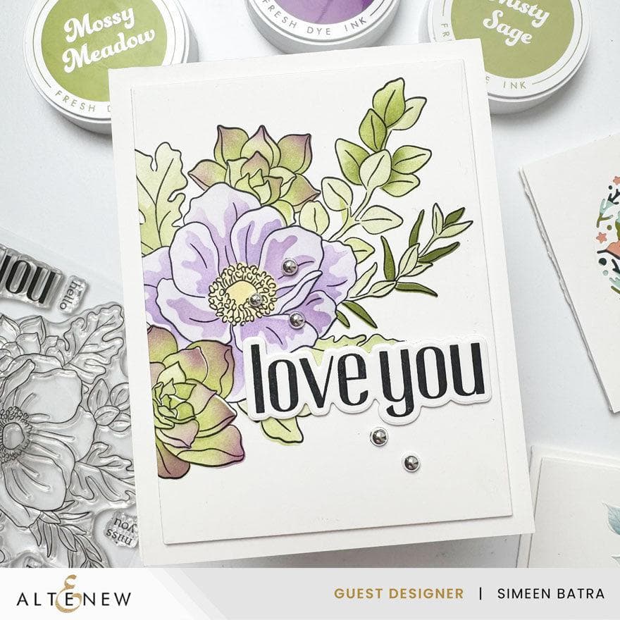 Build-A-Garden: Captivating Floral Swag Add-on Die Set
