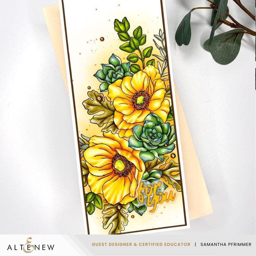 Build-A-Garden: Captivating Floral Swag Add-on Die Set