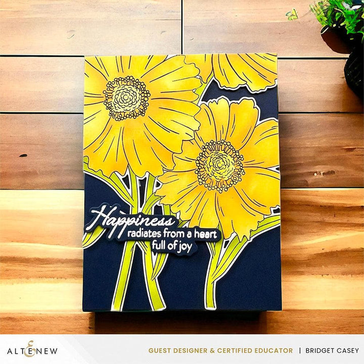 Part A-Glitz Art Craft Co.,LTD Dies Build-A-Garden: Cheerful Coreopses Add-on Die Set