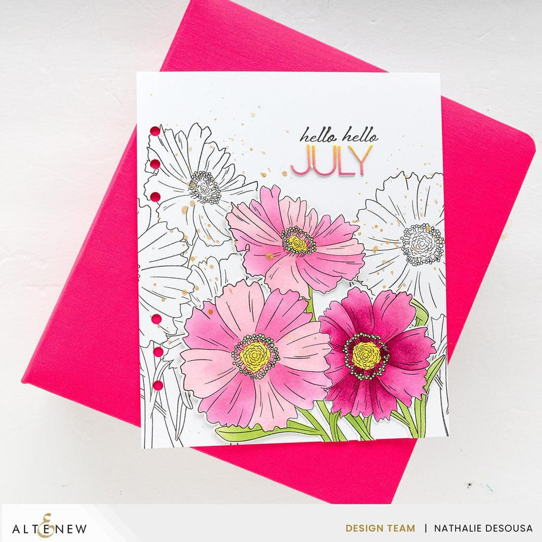 Part A-Glitz Art Craft Co.,LTD Dies Build-A-Garden: Cheerful Coreopses Add-on Die Set