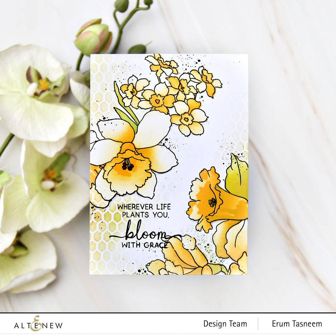 Part A-Glitz Art Craft Co.,LTD Dies Build-A-Garden: Daffodil Delight Add-on Die Set