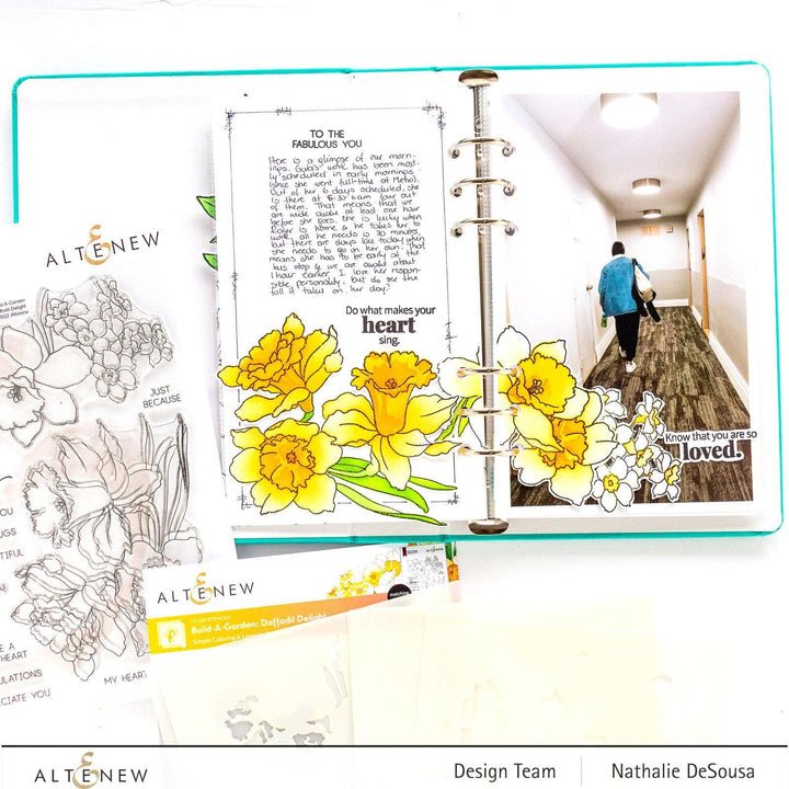 Part A-Glitz Art Craft Co.,LTD Dies Build-A-Garden: Daffodil Delight Add-on Die Set