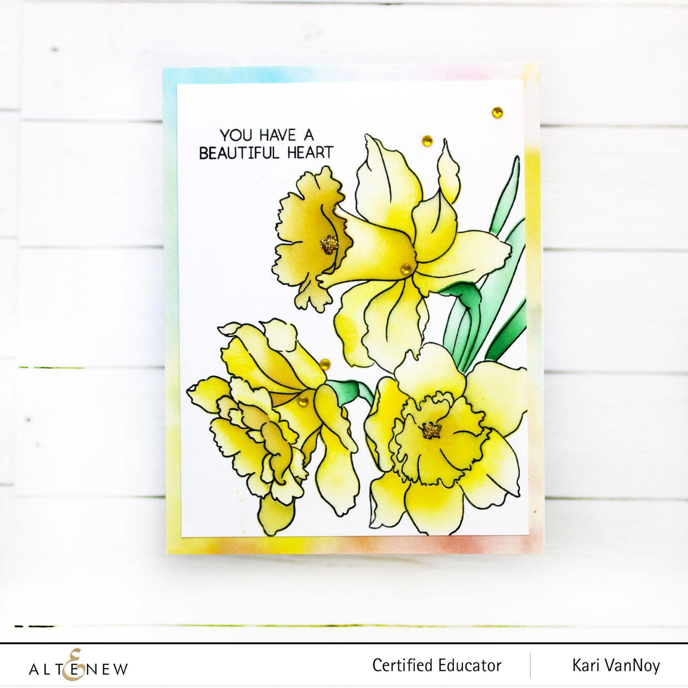 Part A-Glitz Art Craft Co.,LTD Dies Build-A-Garden: Daffodil Delight Add-on Die Set