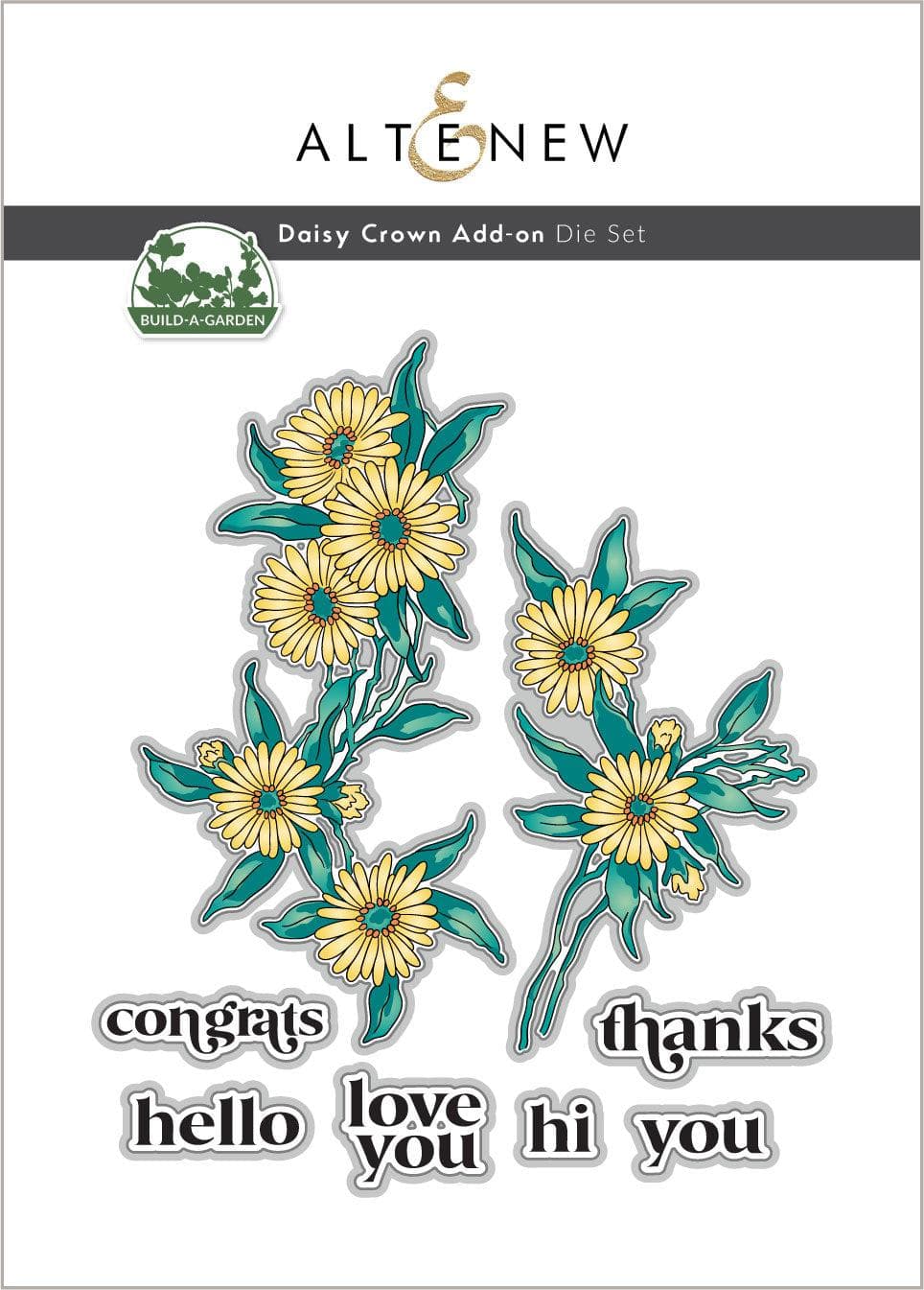 Build-A-Garden: Daisy Crown Add-on Die Set