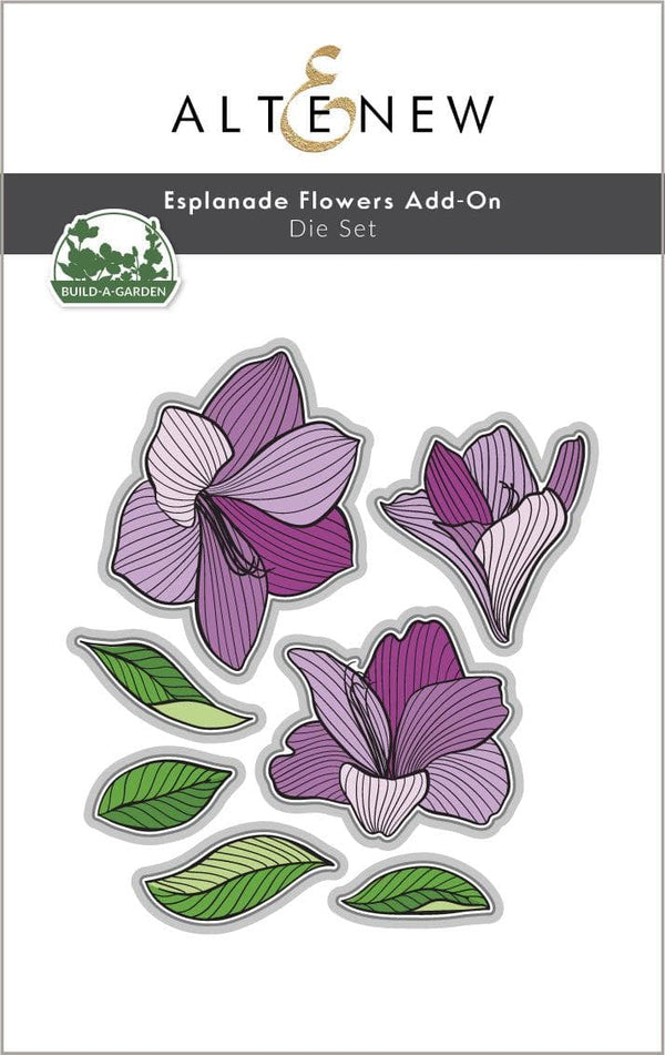 Part A-Glitz Art Craft Co.,LTD Dies Build-A-Garden: Esplanade Flowers Add-On Die Set