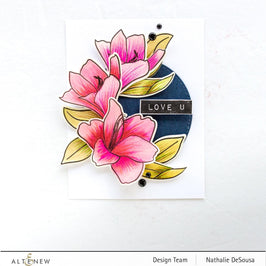 Part A-Glitz Art Craft Co.,LTD Dies Build-A-Garden: Esplanade Flowers Add-On Die Set