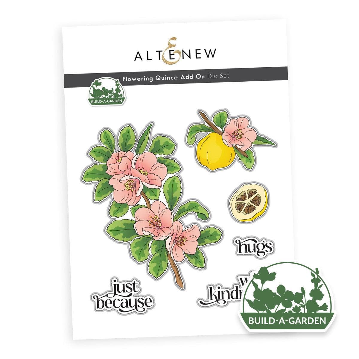 Build-A-Garden: Flowering Quince Add-On Die Set