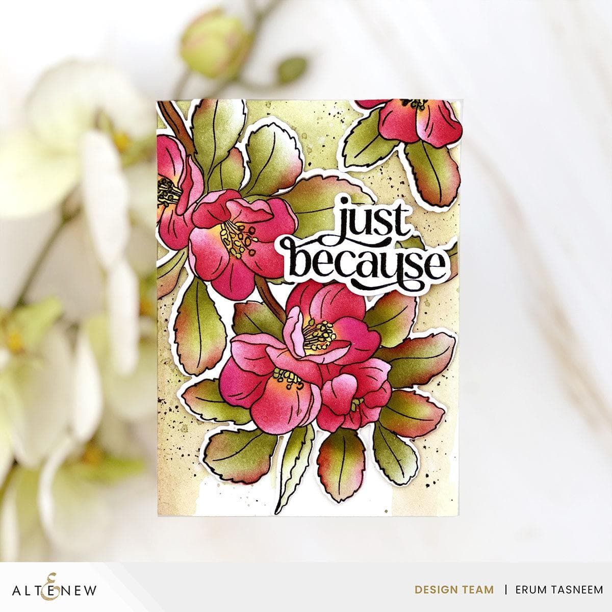 Build-A-Garden: Flowering Quince Add-On Die Set