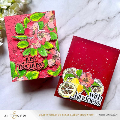 Build-A-Garden: Flowering Quince Add-On Die Set