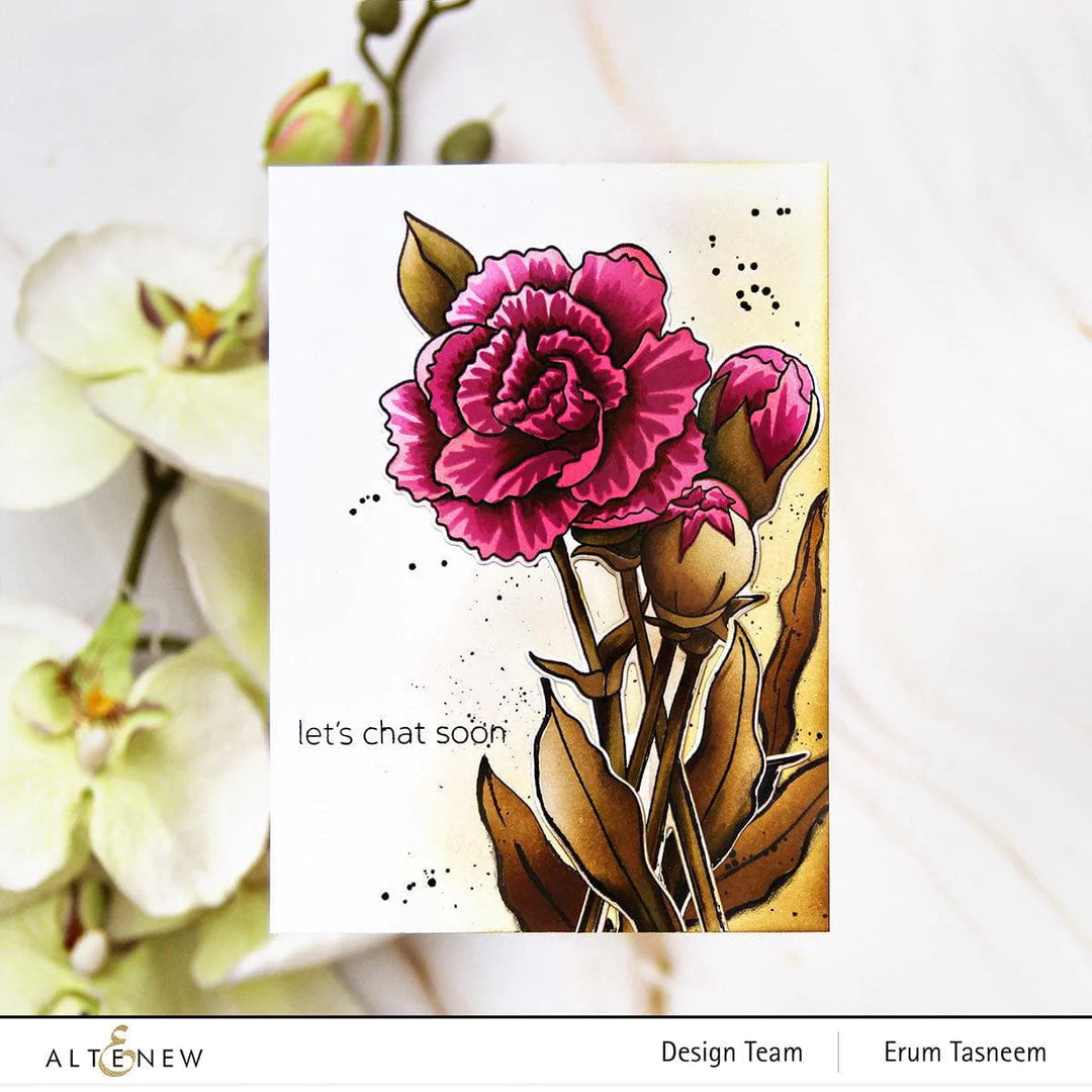 Part A-Glitz Art Craft Co.,LTD Dies Build-A-Garden: Grand Carnations Add-On Die Set