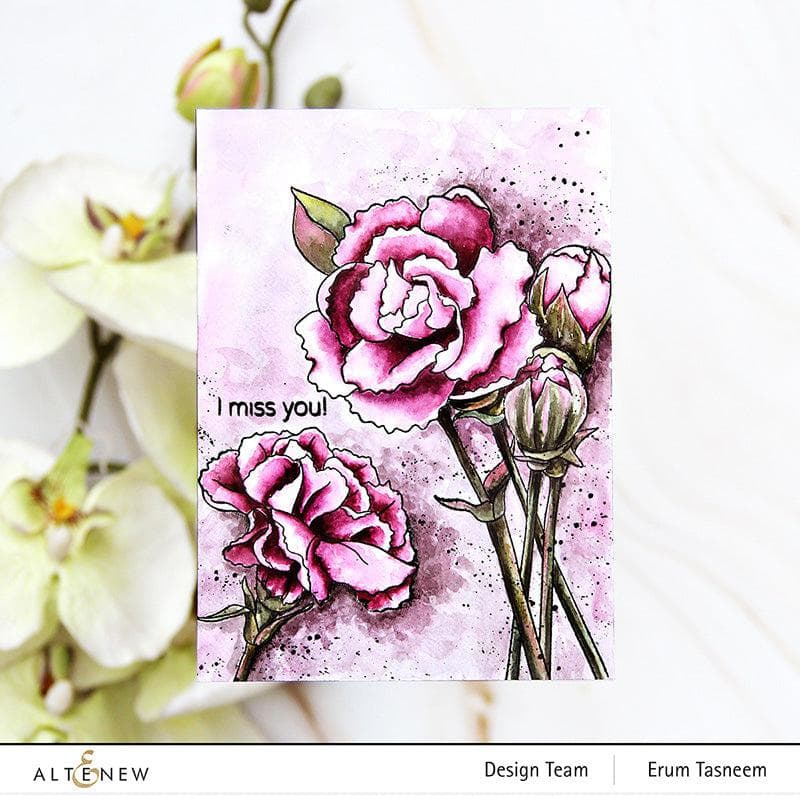 Part A-Glitz Art Craft Co.,LTD Dies Build-A-Garden: Grand Carnations Add-On Die Set