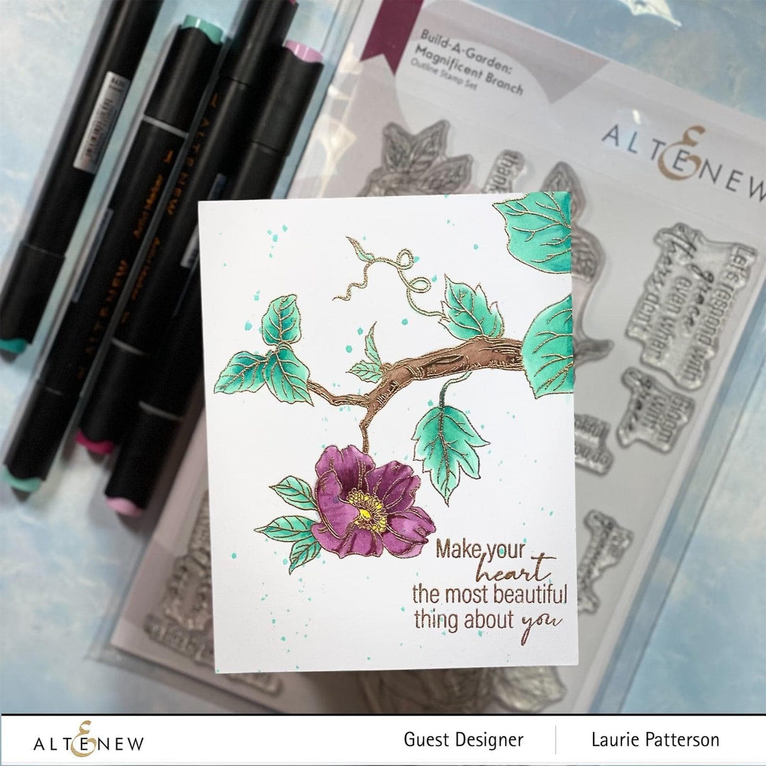 Part A-Glitz Art Craft Co.,LTD Dies Build-A-Garden: Magnificent Branch Add-on Die