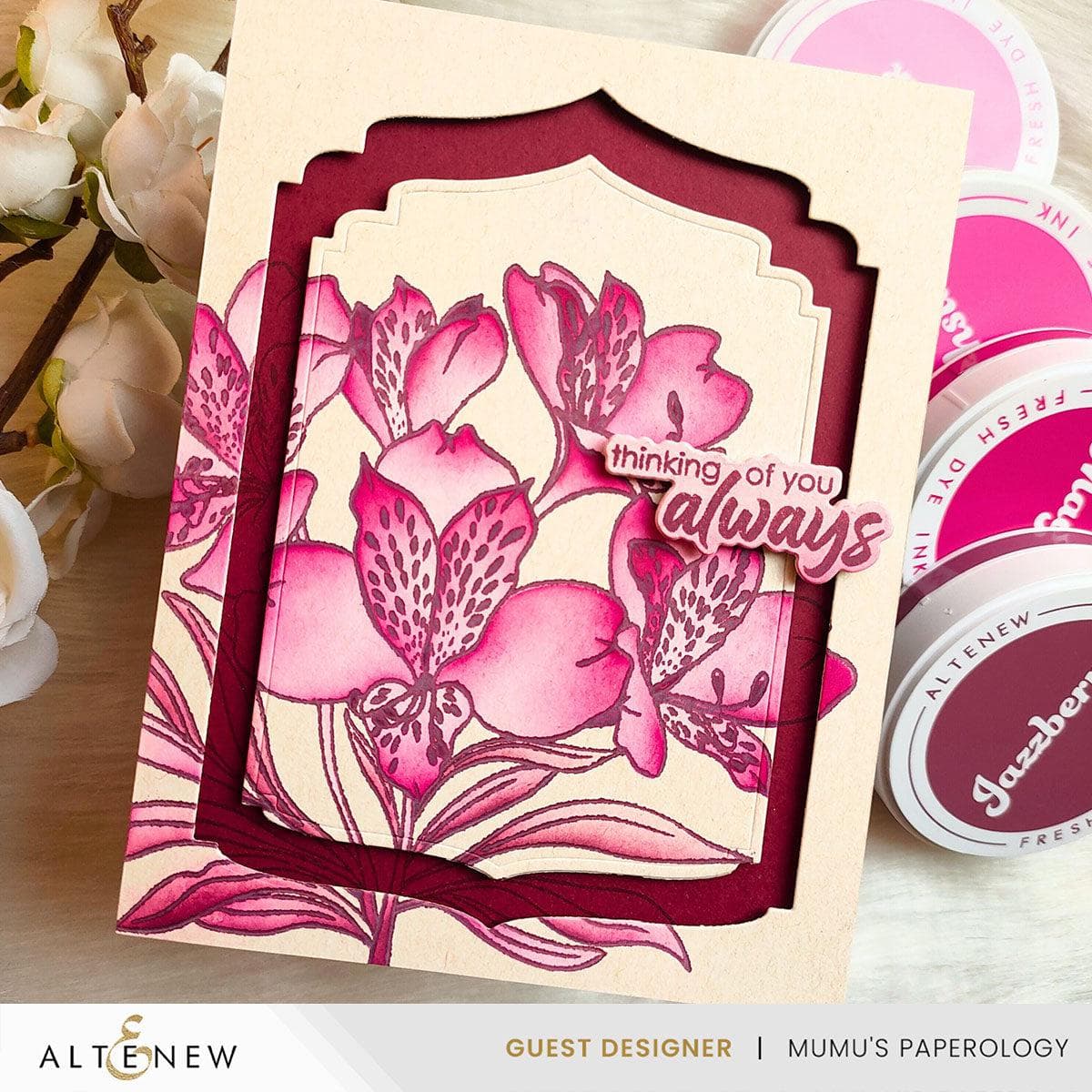Build-A-Garden: Peruvian Lily Add-On Die Set | Altenew
