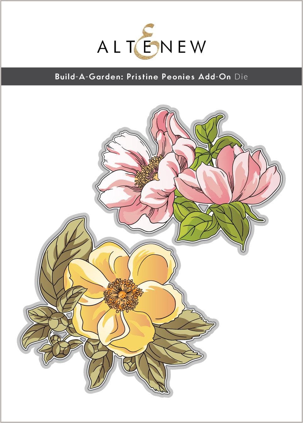 Build-A-Garden: Pristine Peonies Add-On Die Set | Altenew