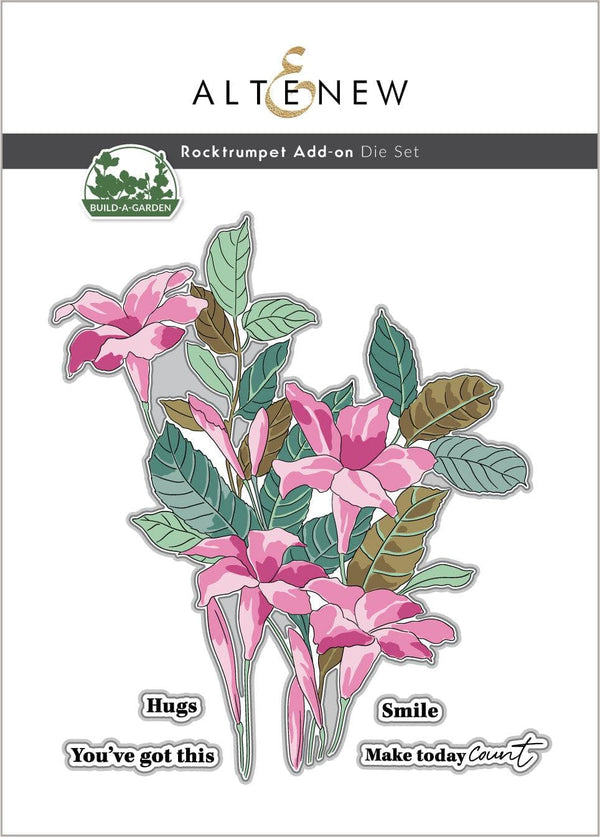 Part A-Glitz Art Craft Co.,LTD Dies Build-A-Garden: Rocktrumpet Add-on Die Set