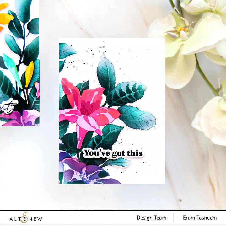 Part A-Glitz Art Craft Co.,LTD Dies Build-A-Garden: Rocktrumpet Add-on Die Set