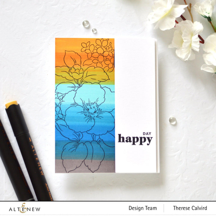 Part A-Glitz Art Craft Co.,LTD Dies Build-A-Garden: Rosa Gallica Add-On Die Set