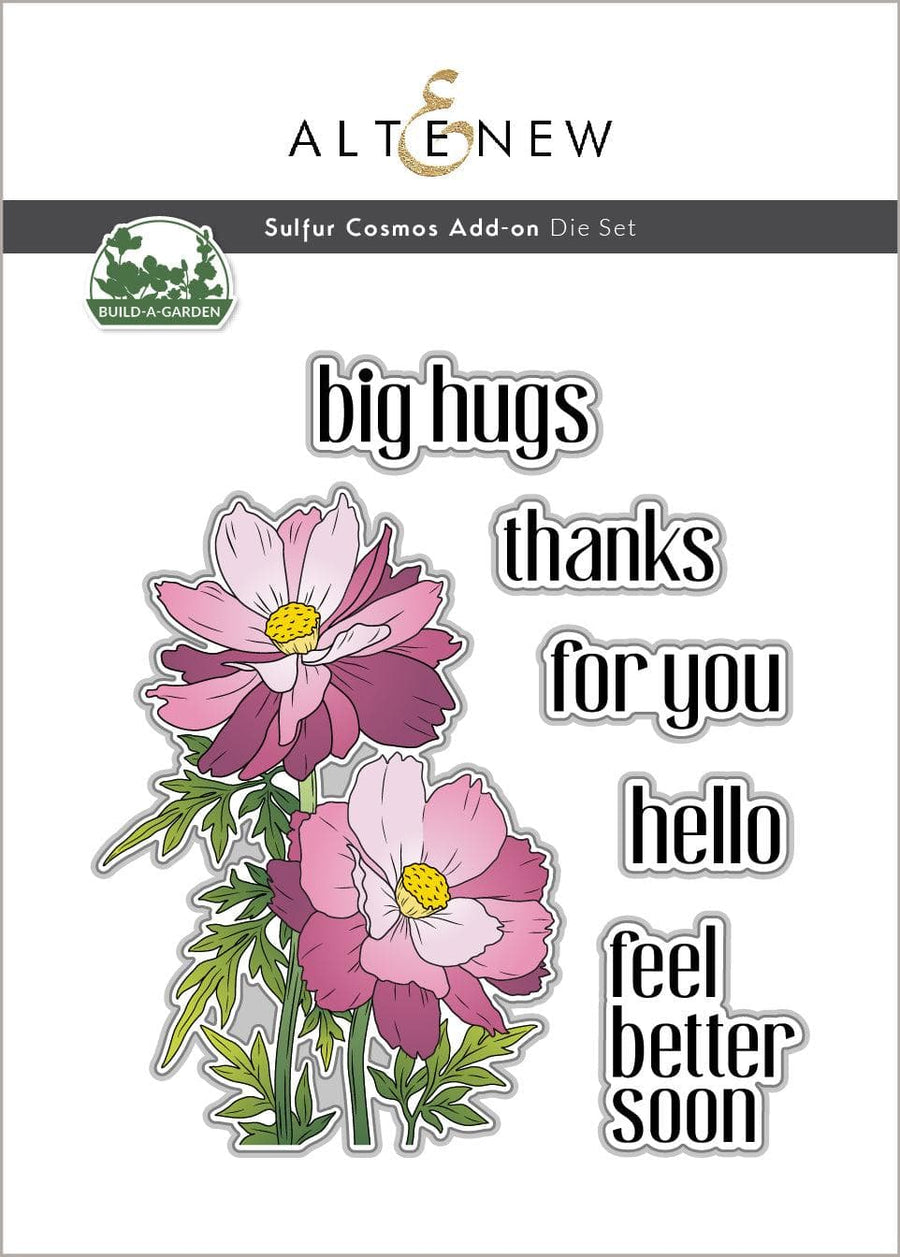 Altenew Build-A-Garden: Sulfur Cosmos Add-On Die Set