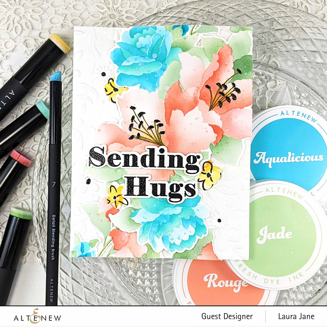 Part A-Glitz Art Craft Co.,LTD Dies Build-A-Garden: Sweet Lilies Add-on Die Set