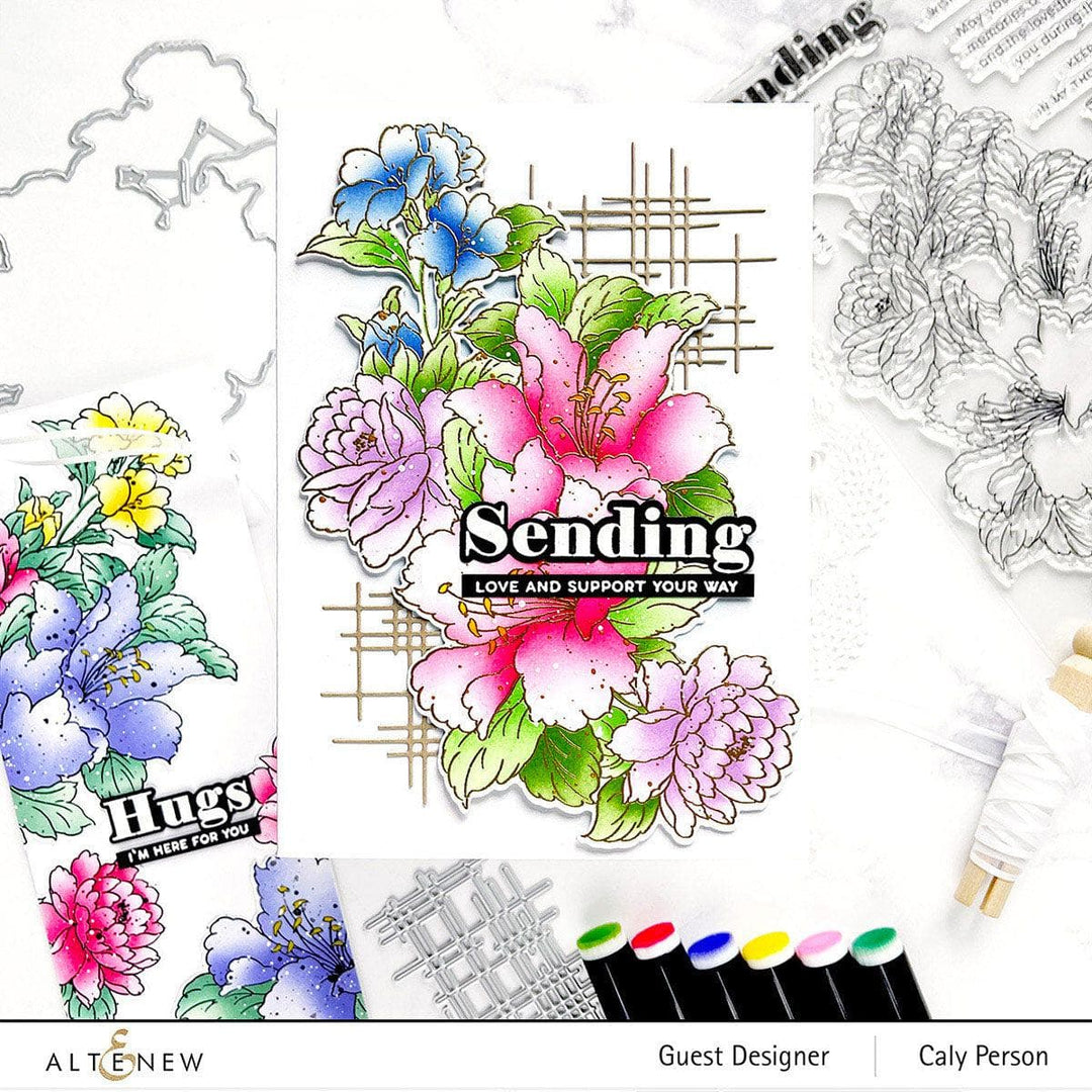 Part A-Glitz Art Craft Co.,LTD Dies Build-A-Garden: Sweet Lilies Add-on Die Set