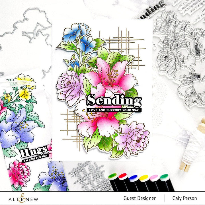 Part A-Glitz Art Craft Co.,LTD Dies Build-A-Garden: Sweet Lilies Add-on Die Set