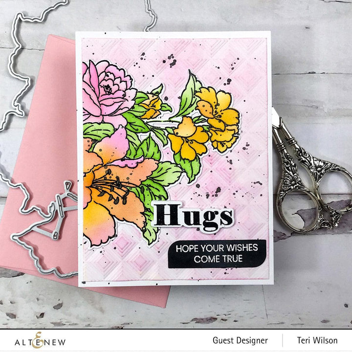 Part A-Glitz Art Craft Co.,LTD Dies Build-A-Garden: Sweet Lilies Add-on Die Set