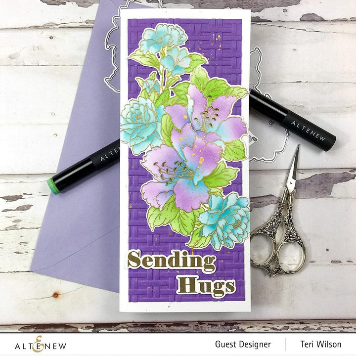 Part A-Glitz Art Craft Co.,LTD Dies Build-A-Garden: Sweet Lilies Add-on Die Set