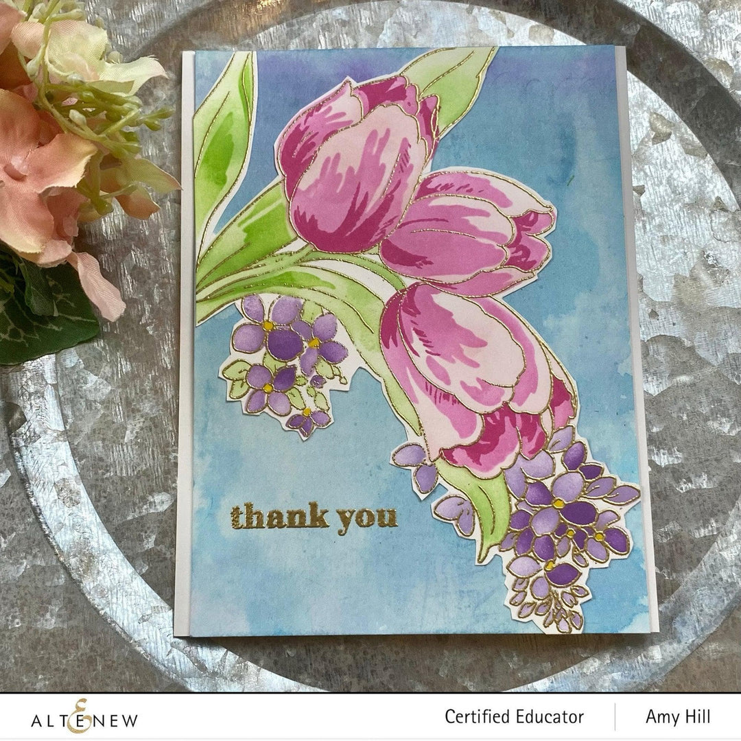 Part A-Glitz Art Craft Co.,LTD Dies Build-A-Garden: Tulips & Friends Add-on Die