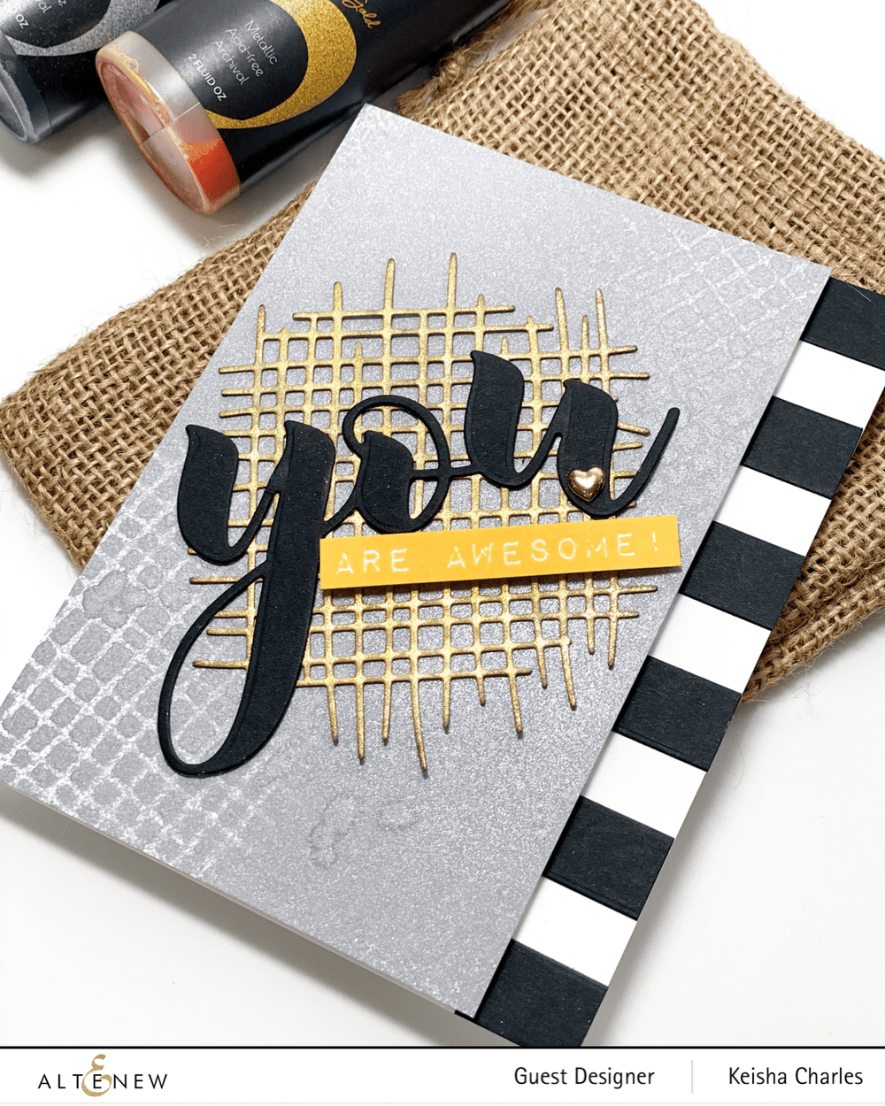 Part A-Glitz Art Craft Co.,LTD Dies Burlap Texture Die