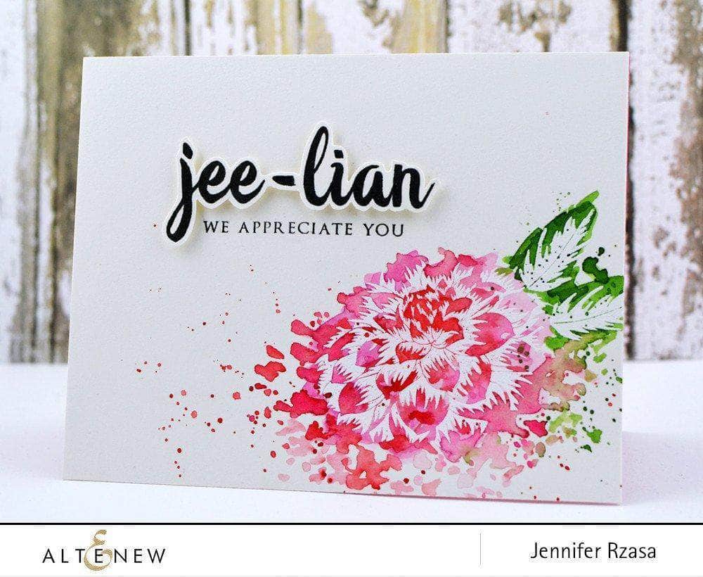 Part A-Glitz Art Craft Co.,LTD Dies Calligraphy Alpha Die Set