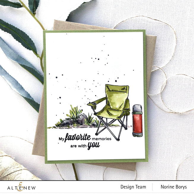 Part A-Glitz Art Craft Co.,LTD Dies Camp Life Die Set